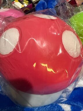 Super soft Bright pink Polka Dot Foam Ball Kids Toy